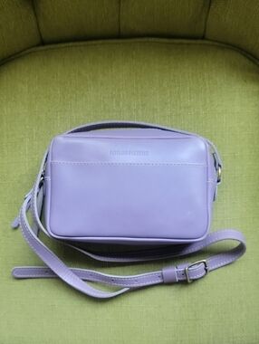 Portland Leather Lilac Crossbody Bag